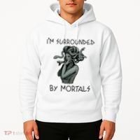 Cool Medusa Greek Mythology IM Surrounded By Mortals Hoodie thumb 2