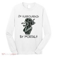 Cool Medusa Greek Mythology IM Surrounded By Mortals Long Sleeve Shirt thumb 0