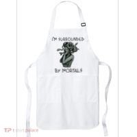 Cool Medusa Greek Mythology IM Surrounded By Mortals Apron thumb 0