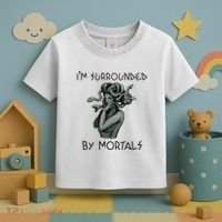 Cool Medusa Greek Mythology IM Surrounded By Mortals Toddler T-Shirt thumb 3