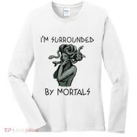 Cool Medusa Greek Mythology IM Surrounded By Mortals Women's Long Sleeve Shirt thumb 0