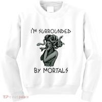 Cool Medusa Greek Mythology IM Surrounded By Mortals Kids Sweatshirt thumb 0