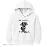 Cool Medusa Greek Mythology IM Surrounded By Mortals Kids Hoodie thumb 0