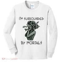 Cool Medusa Greek Mythology IM Surrounded By Mortals Kids Long Sleeve Shirt thumb 0