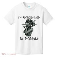 Cool Medusa Greek Mythology IM Surrounded By Mortals Kids T-Shirt thumb 0