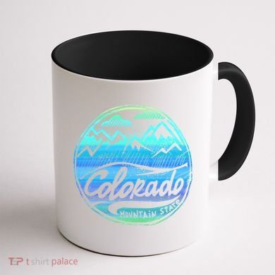 Colorado Mountains Gift Funny Enjoy Colorado Gift Coffee Mug back