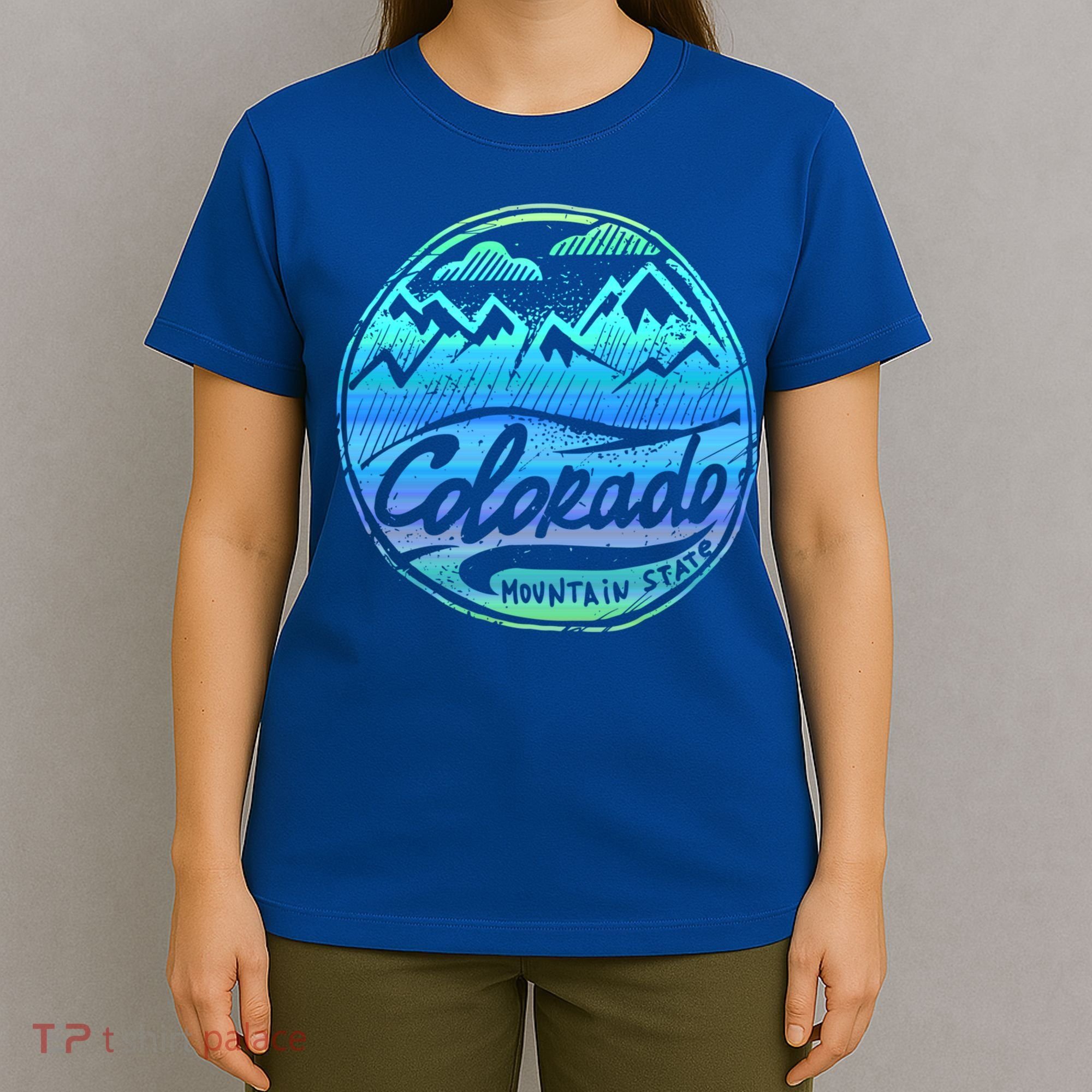 Colorado Mountains Gift Funny Enjoy Colorado Gift T-Shirt