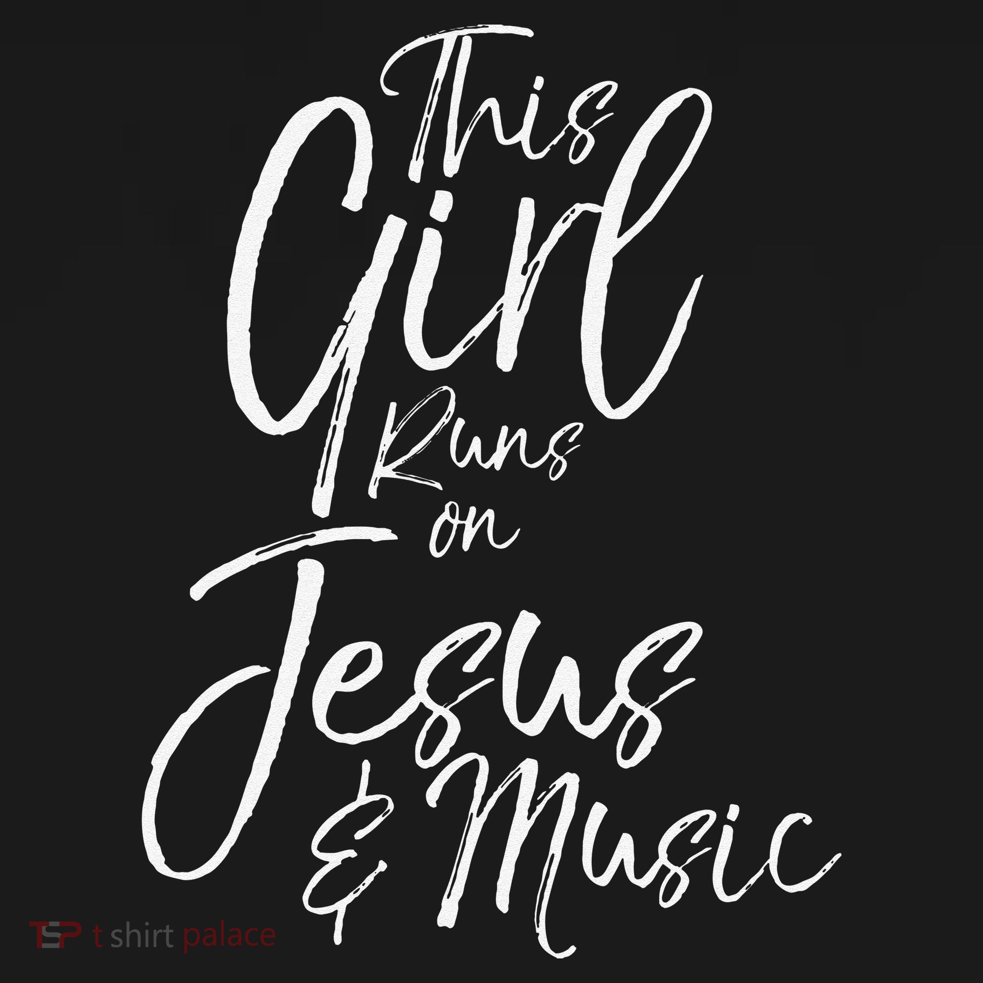 Christian Musician Gift This Girl Runs On Jesus & Music Women's Hoodie
