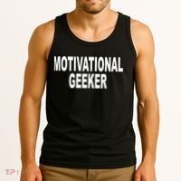 Cr1tter Motivational Geeker Tank Top thumb 3