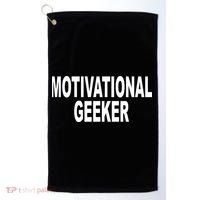 Cr1tter Motivational Geeker Golf Towel thumb 0