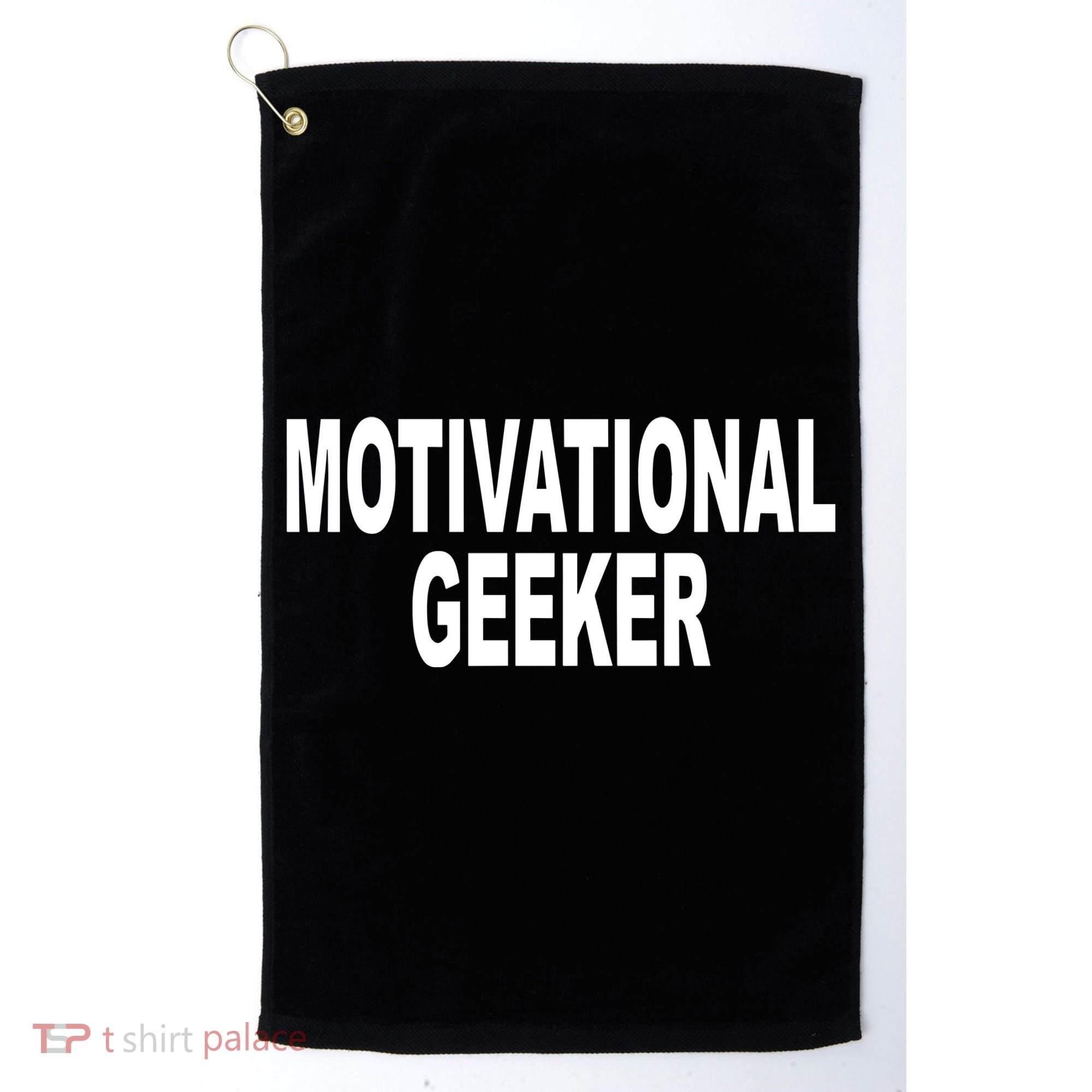 Cr1tter Motivational Geeker Golf Towel