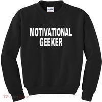 Cr1tter Motivational Geeker Kids Sweatshirt thumb 0