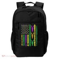 Carnival Mardi Gras USA American Flag Crawfish Parade  Backpack thumb 0