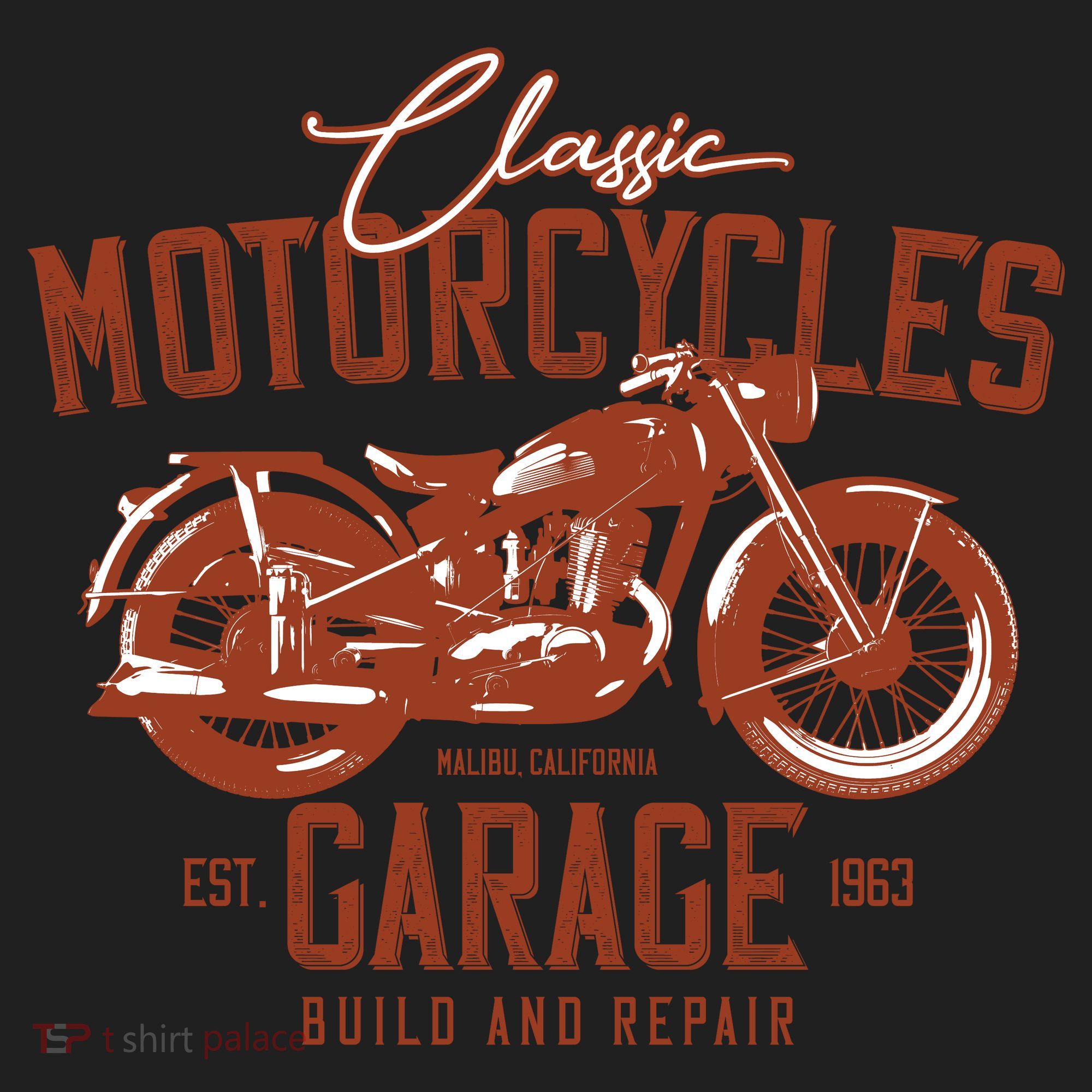 Classic Motorcycle Garage Women's Sweatshirt
