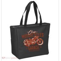 Classic Motorcycle Garage Tote Bag thumb 2