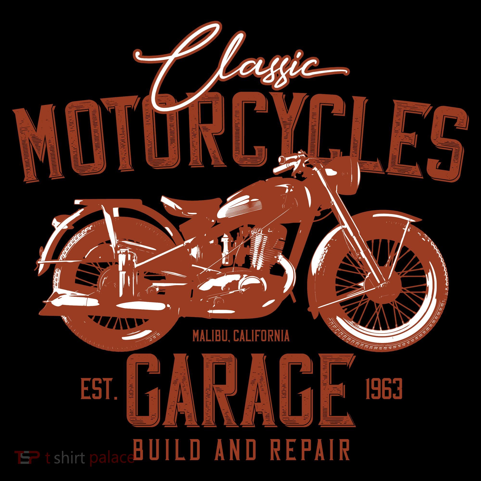 Classic Motorcycle Garage Tote Bag