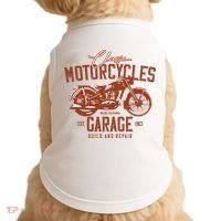 Classic Motorcycle Garage Doggie Tank thumb 0