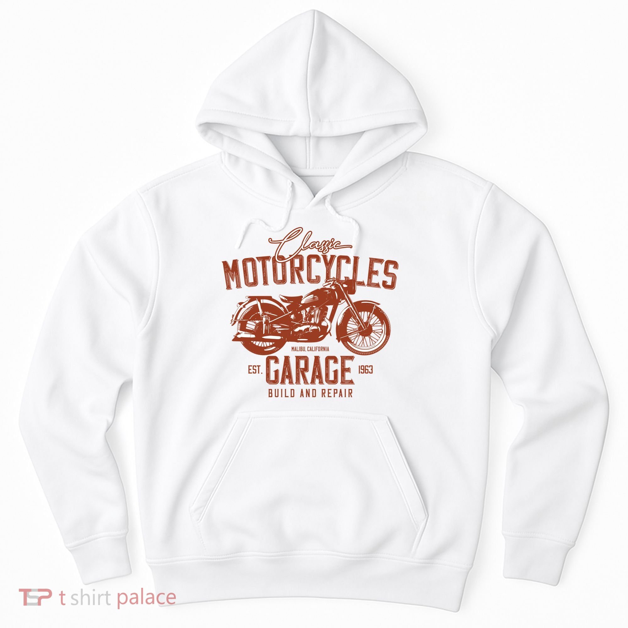 Classic Motorcycle Garage Hoodie