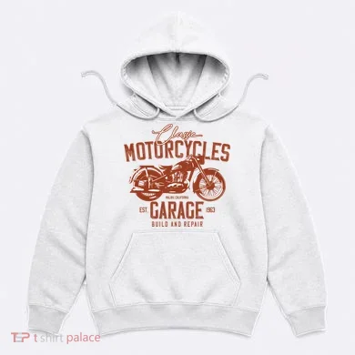 Classic Motorcycle Garage Hoodie