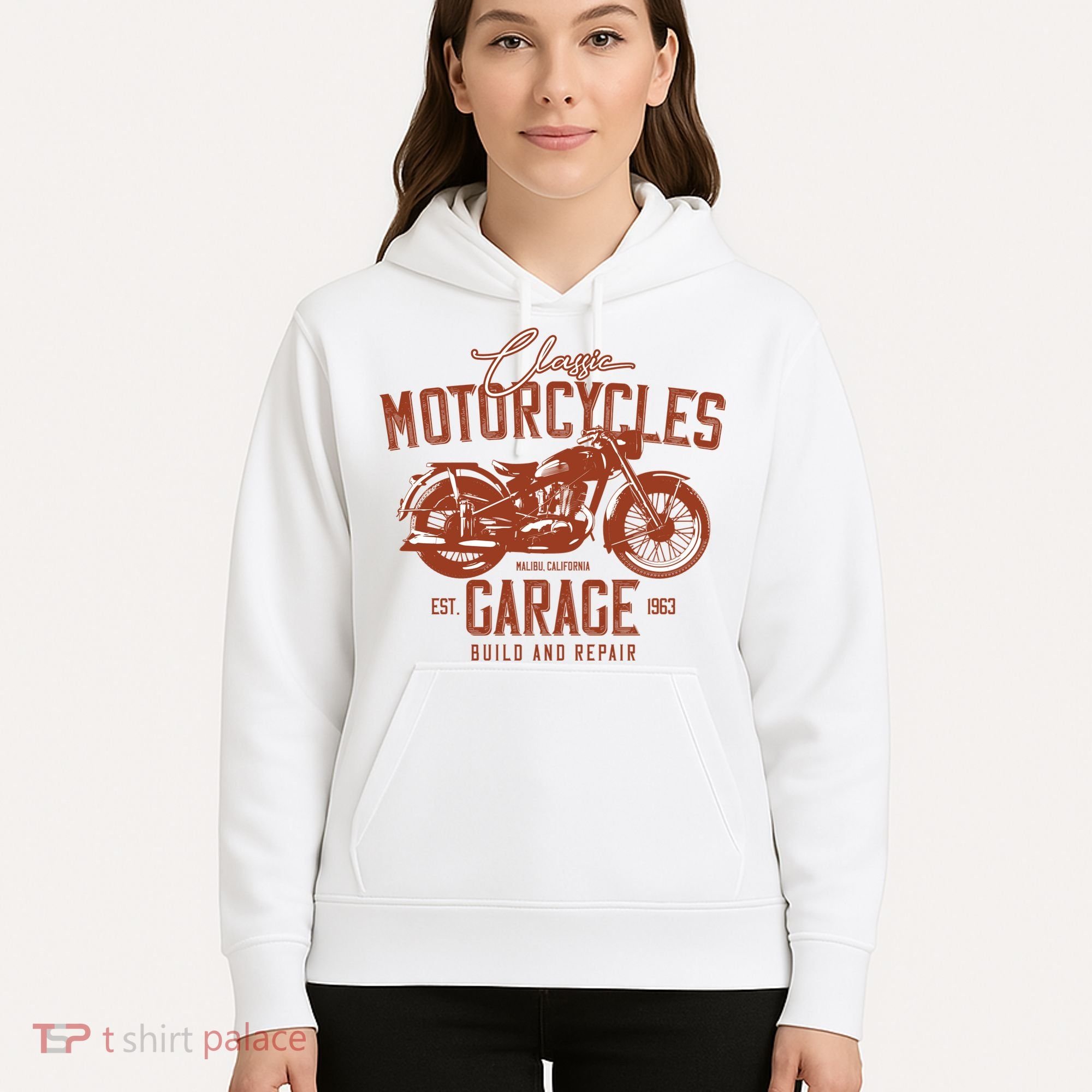 Classic Motorcycle Garage Hoodie