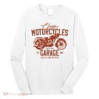 Classic Motorcycle Garage Long Sleeve Shirt thumb 0