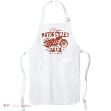 Classic Motorcycle Garage Apron