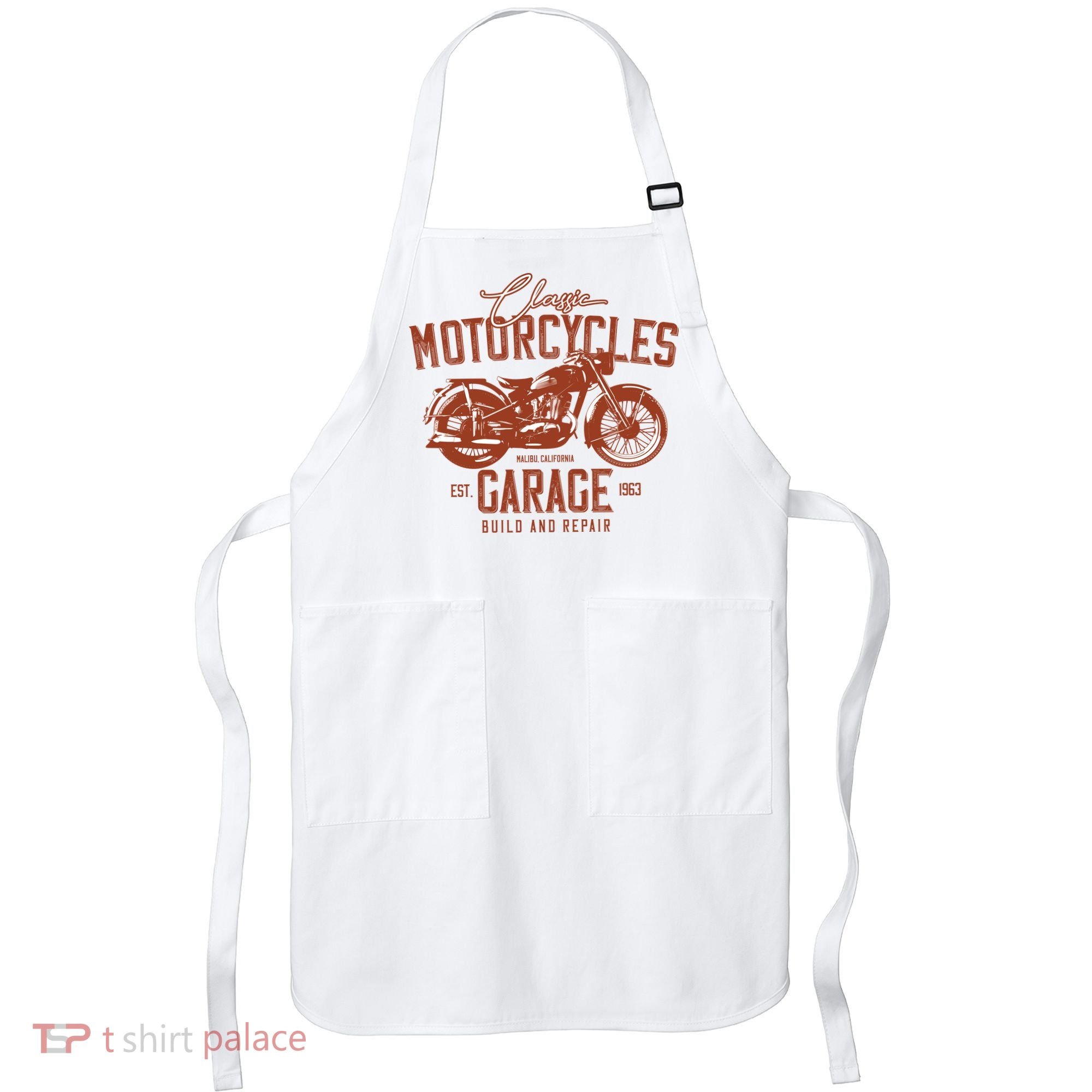Classic Motorcycle Garage Apron