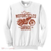 Classic Motorcycle Garage Sweatshirt thumb 0