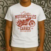 Classic Motorcycle Garage T-Shirt thumb 3