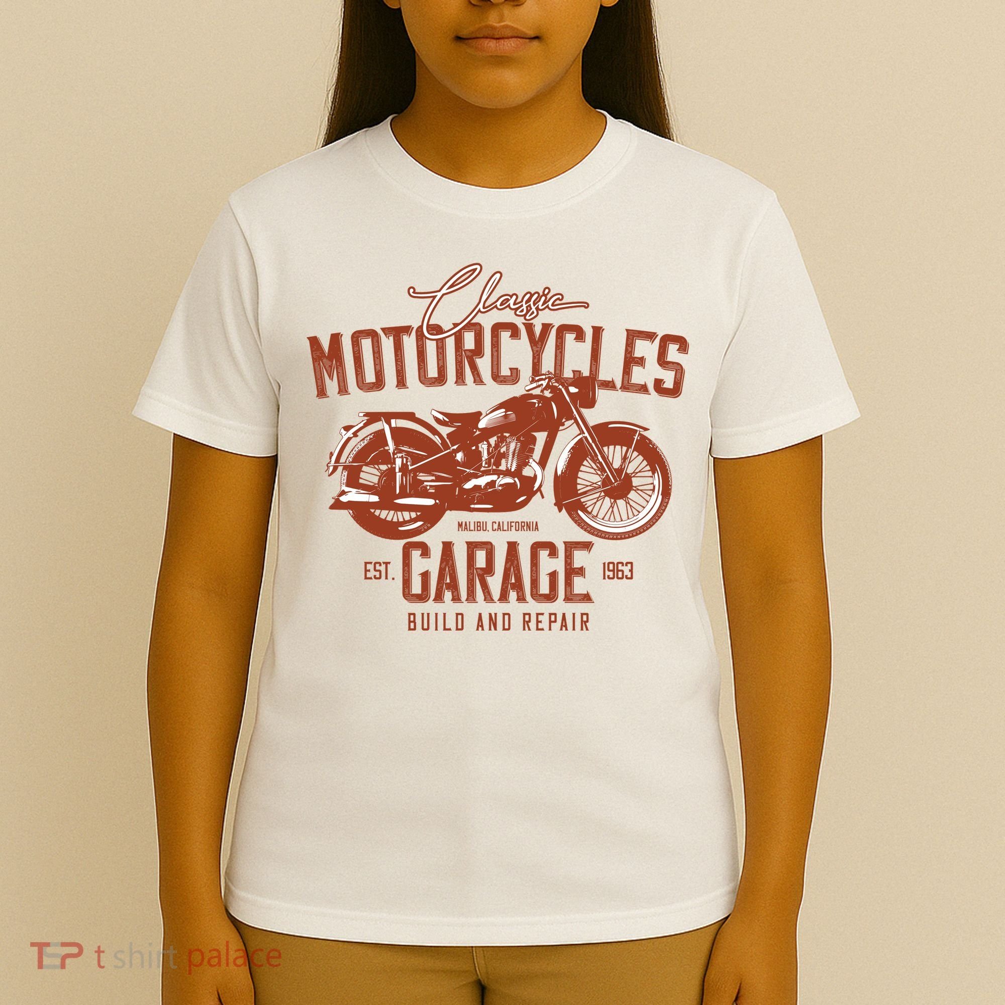 Classic Motorcycle Garage T-Shirt
