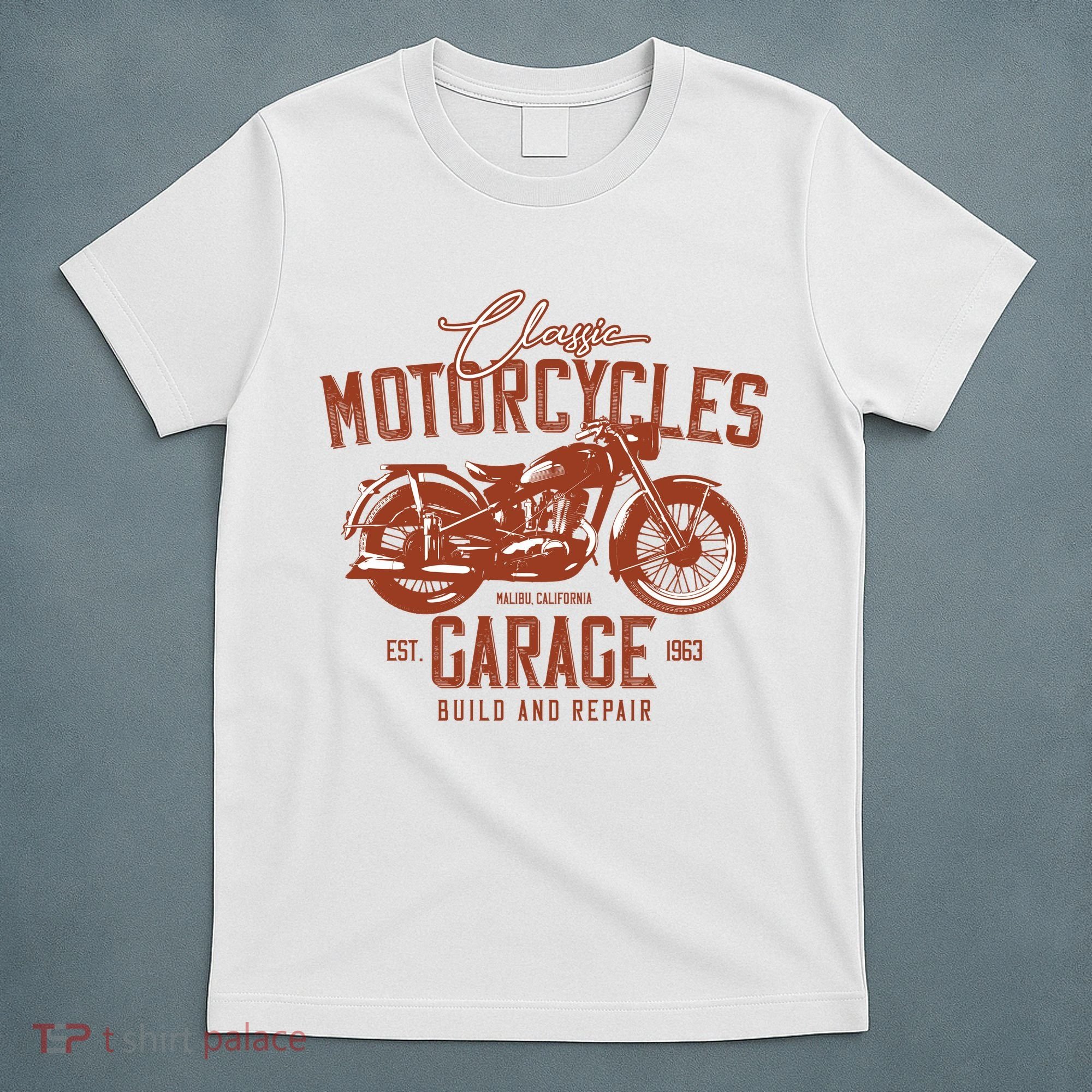 Classic Motorcycle Garage T-Shirt