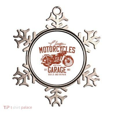 Classic Motorcycle Garage Ornament