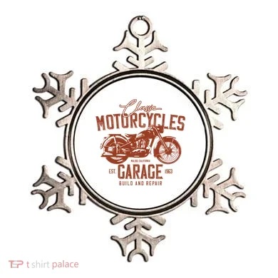 Classic Motorcycle Garage Ornament