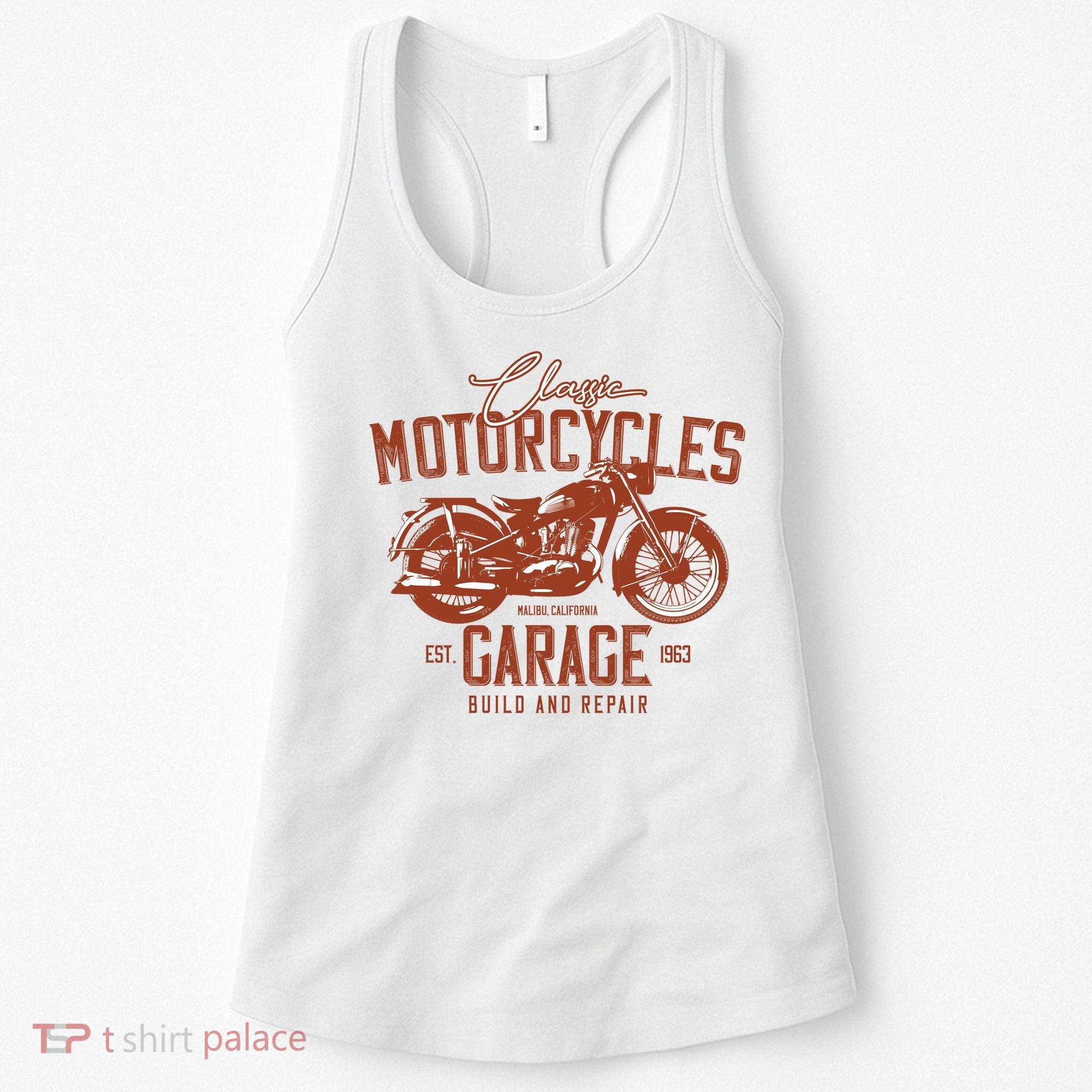 Classic Motorcycle Garage Women's Tank Top