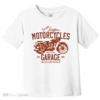 Classic Motorcycle Garage Toddler T-Shirt thumb 0