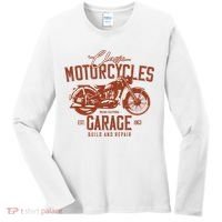Classic Motorcycle Garage Women's Long Sleeve Shirt thumb 0