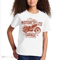Classic Motorcycle Garage Kids T-Shirt thumb 2