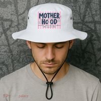 Charming 'Motherhood' Graphic for Rockin' Moms Bucket Hat thumb 2