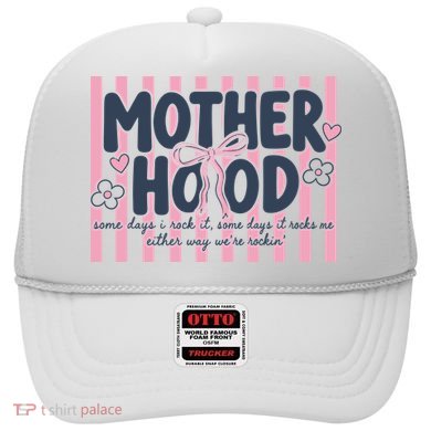 Charming 'Motherhood' Graphic for Rockin' Moms Hat