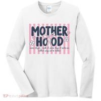 Charming 'Motherhood' Graphic for Rockin' Moms Women's Long Sleeve Shirt thumb 0