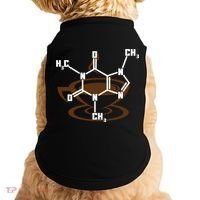 Caffeine Molecule Gift For Coffee Lovers And Science Nerds Meaningful Gift Doggie Tank thumb 0