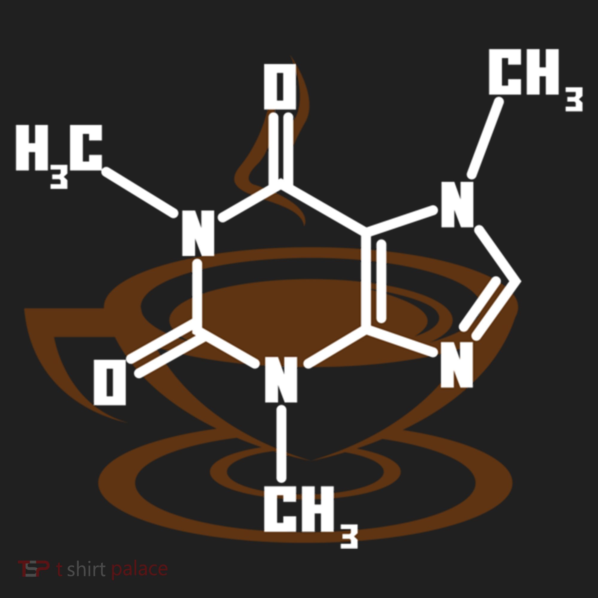 Caffeine Molecule Gift For Coffee Lovers And Science Nerds Meaningful Gift Beanie