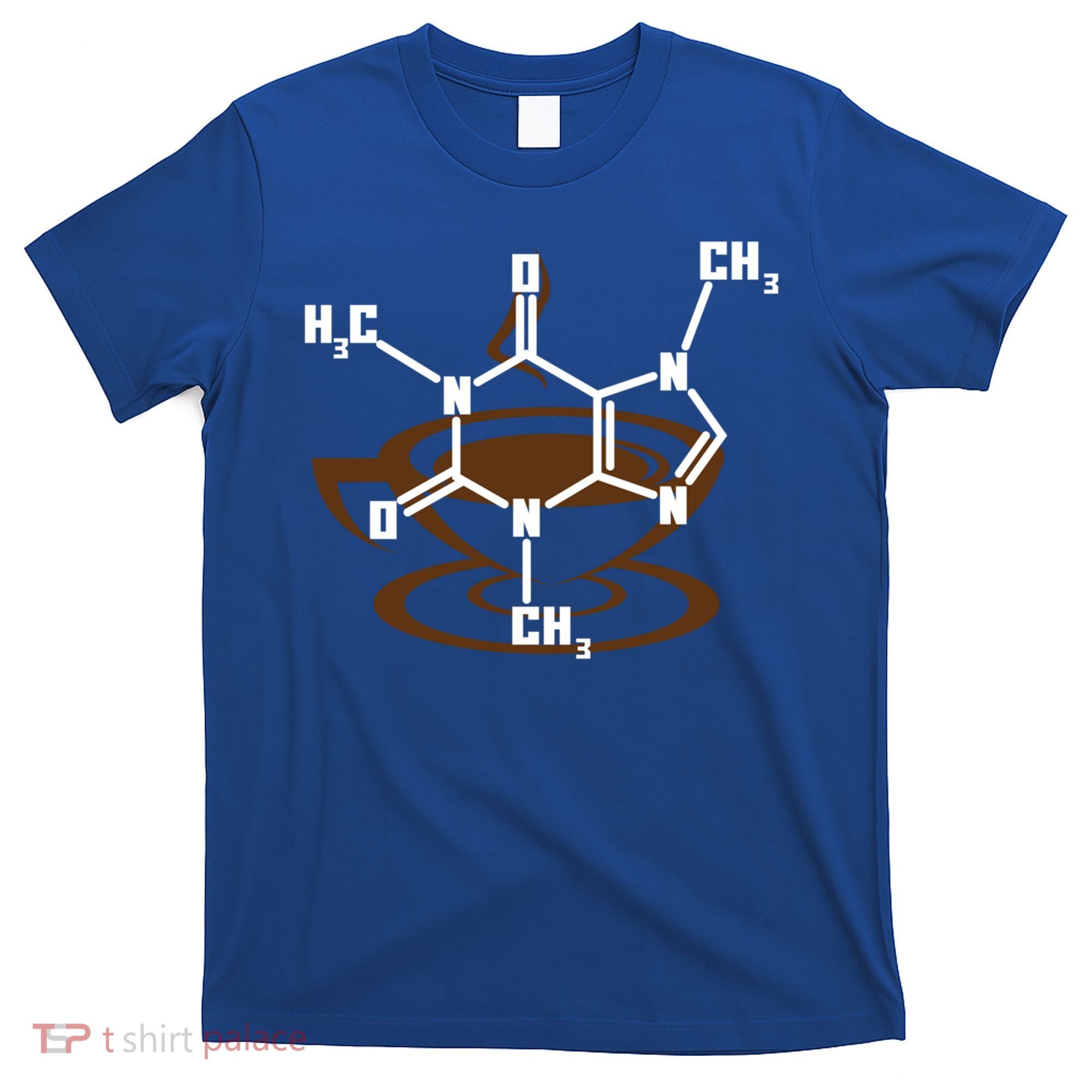 Caffeine Molecule Gift For Coffee Lovers And Science Nerds Meaningful Gift T-Shirt