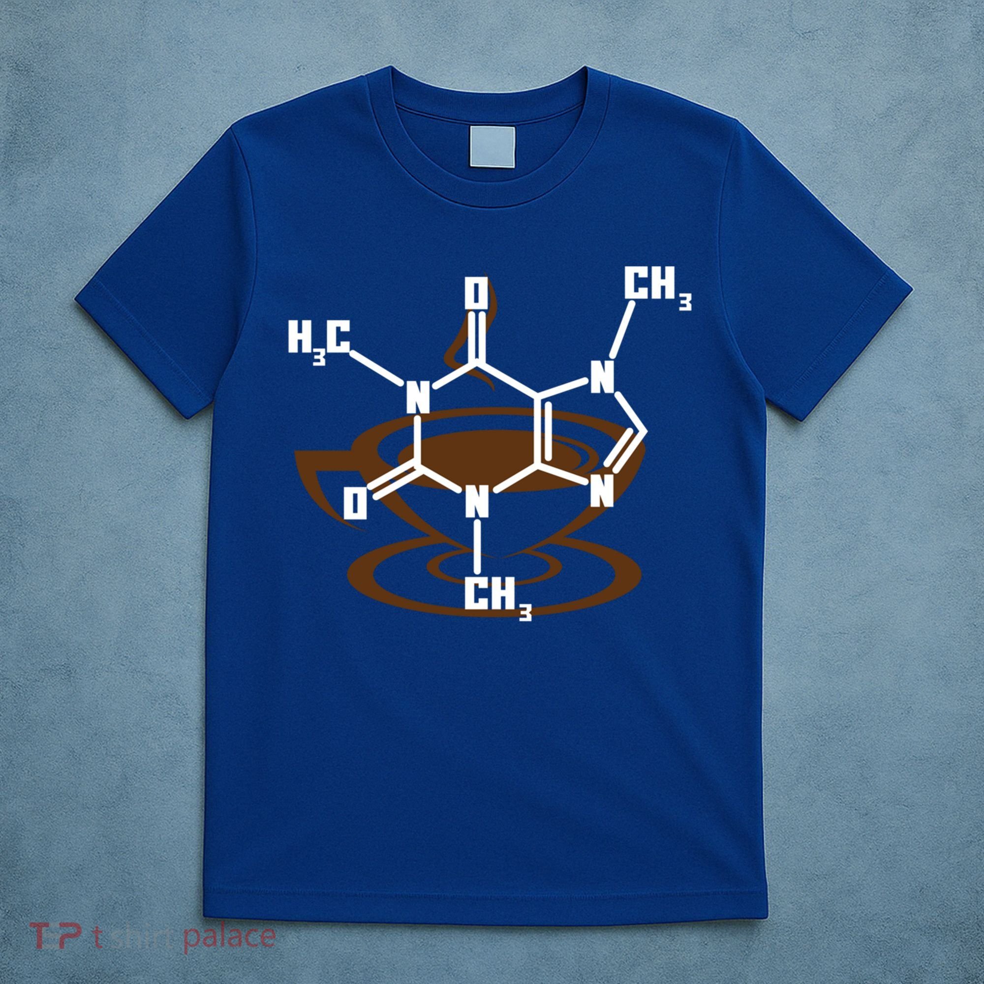 Caffeine Molecule Gift For Coffee Lovers And Science Nerds Meaningful Gift T-Shirt