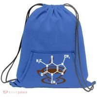 Caffeine Molecule Gift For Coffee Lovers And Science Nerds Meaningful Gift Sweatshirt Cinch Pack Bag thumb 0