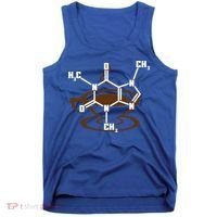 Caffeine Molecule Gift For Coffee Lovers And Science Nerds Meaningful Gift Tank Top thumb 0