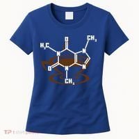 Caffeine Molecule Gift For Coffee Lovers And Science Nerds Meaningful Gift Women's T-Shirt thumb 0