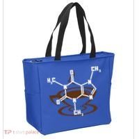 Caffeine Molecule Gift For Coffee Lovers And Science Nerds Meaningful Gift Tote Bag thumb 2
