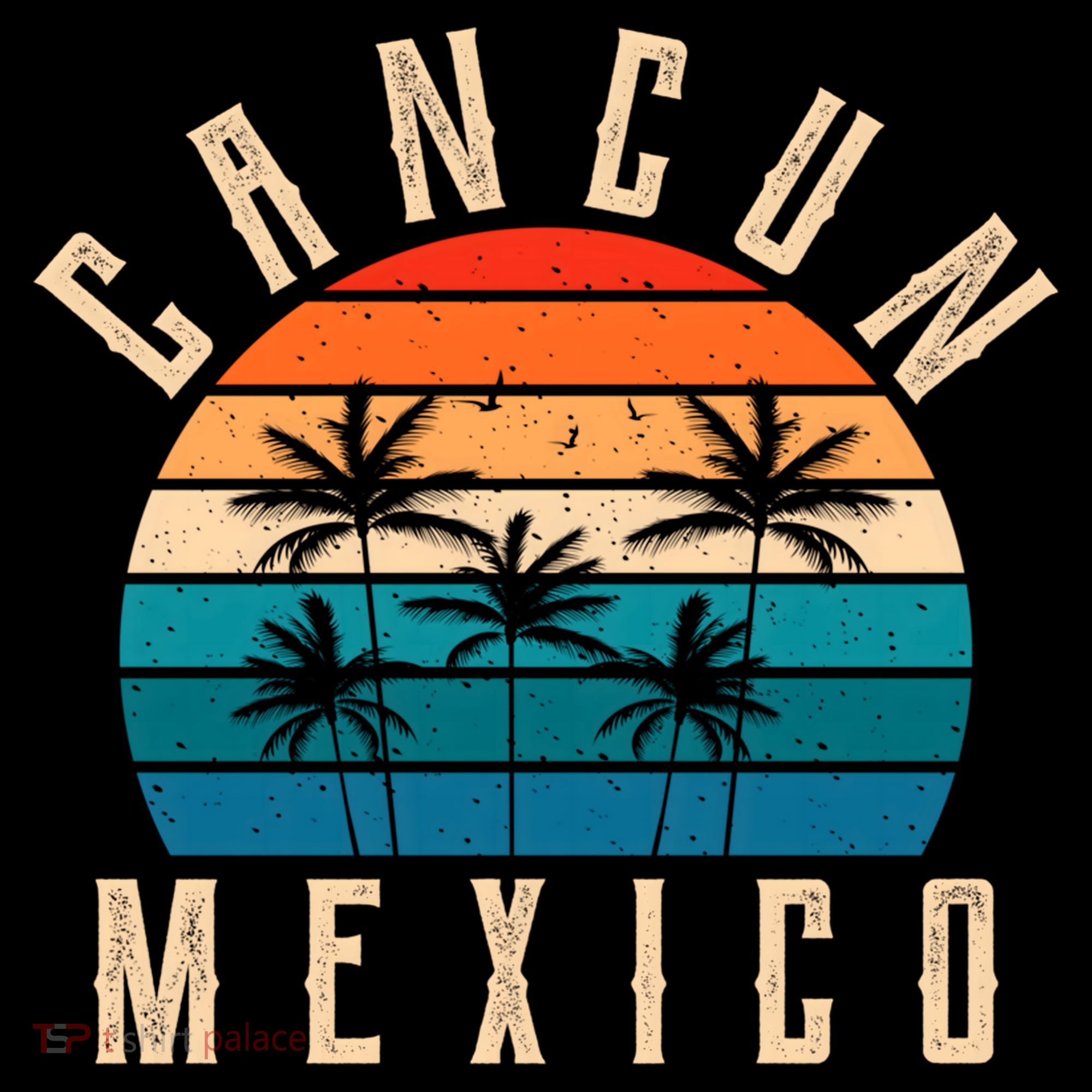 Cancun Mexico Gift Retro Beach Souvenir Cancun Gift Cancun Meaningful Gift Coffee Mug