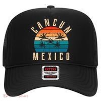 Cancun Mexico Gift Retro Beach Souvenir Cancun Gift Cancun Meaningful Gift Hat thumb 0